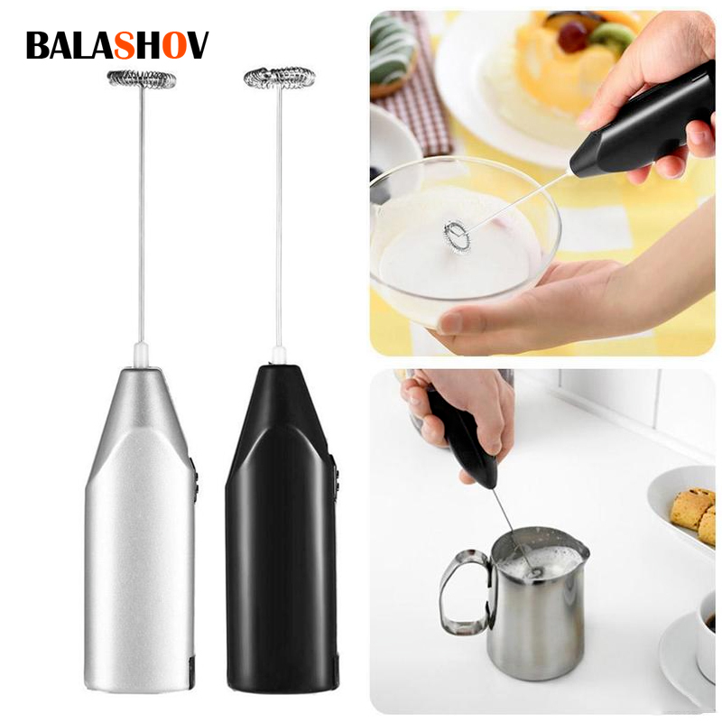 Hand Mixer Electric - Wireless Milk Foamer Coffee Whisk Mixer
