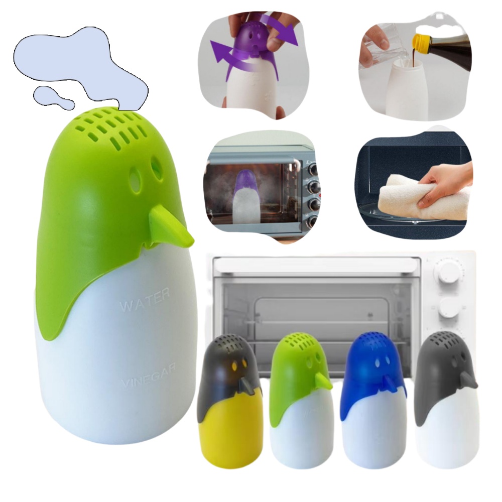 Kitchen Appliances Essentials - 2pcs Penguin Steam Cleaner for Microwave