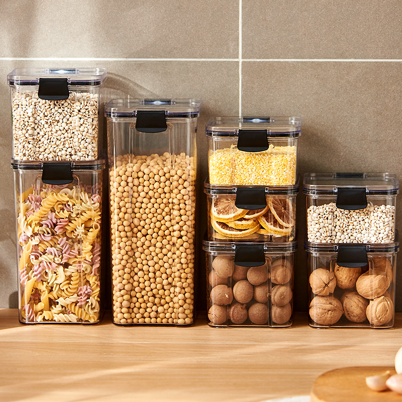 Kitchen Appliances Manufacturers - Sealed Jars Kitchen Grain Storage Organizer