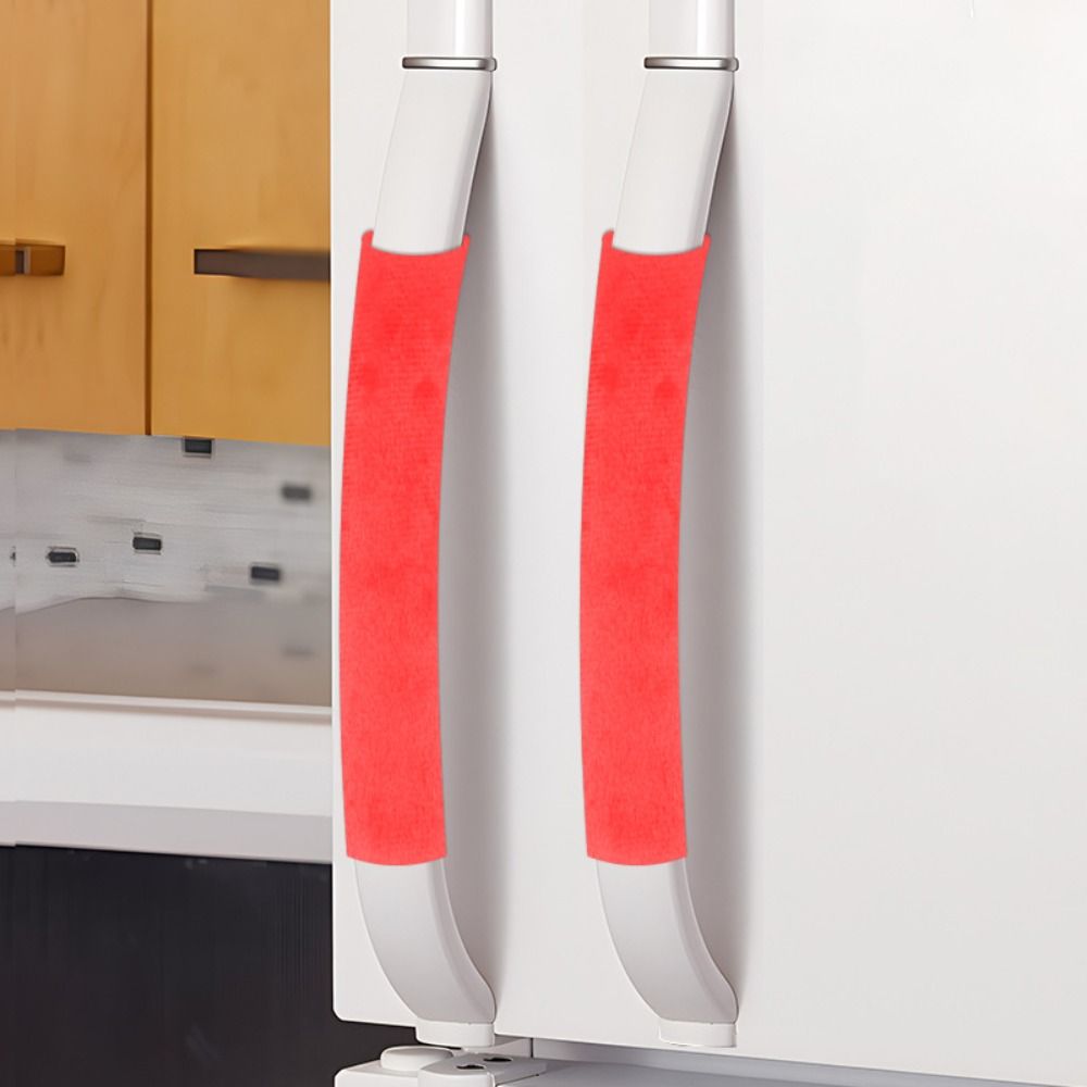 Kitchen Appliances Red Knobs - 2Pcs/Set Refrigerator Door Handle Cover Kitchen