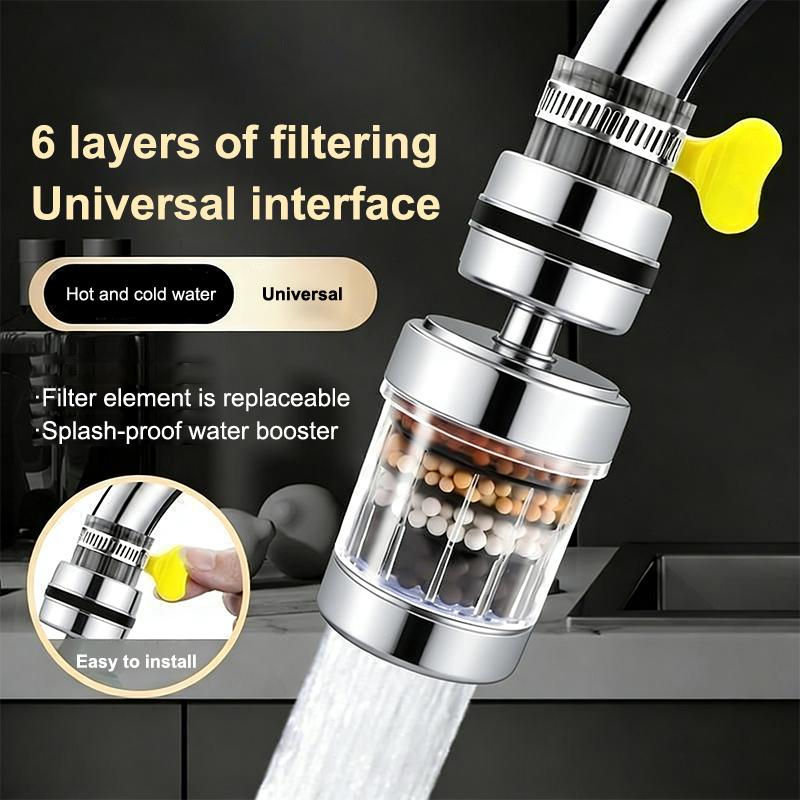 Kitchen Appliances Garage - SU 360° Rotatable 6 Layers Faucet