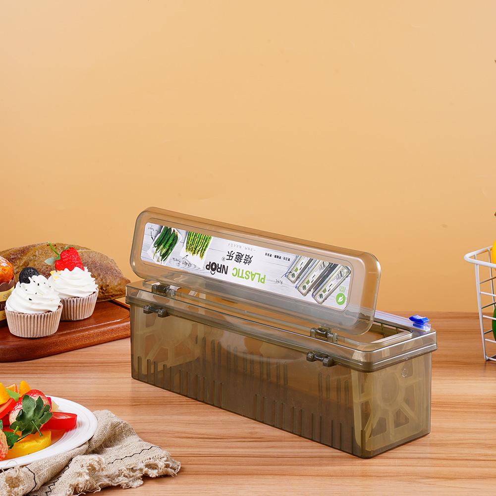 Kitchen Appliances Garage - Plastic Wrap Dispenser Cling Film Cutter