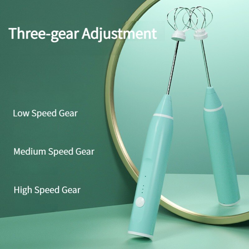 1 PCS Electric Milk Frother Po - Hand Mixer Electric ulasan dan harga