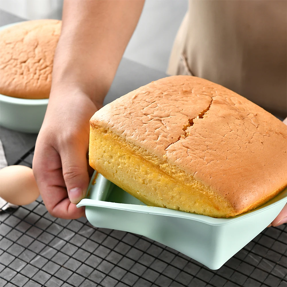 1/4Pcs Silicone Square Cake Mo - Kitchen Appliances Garage ulasan dan harga
