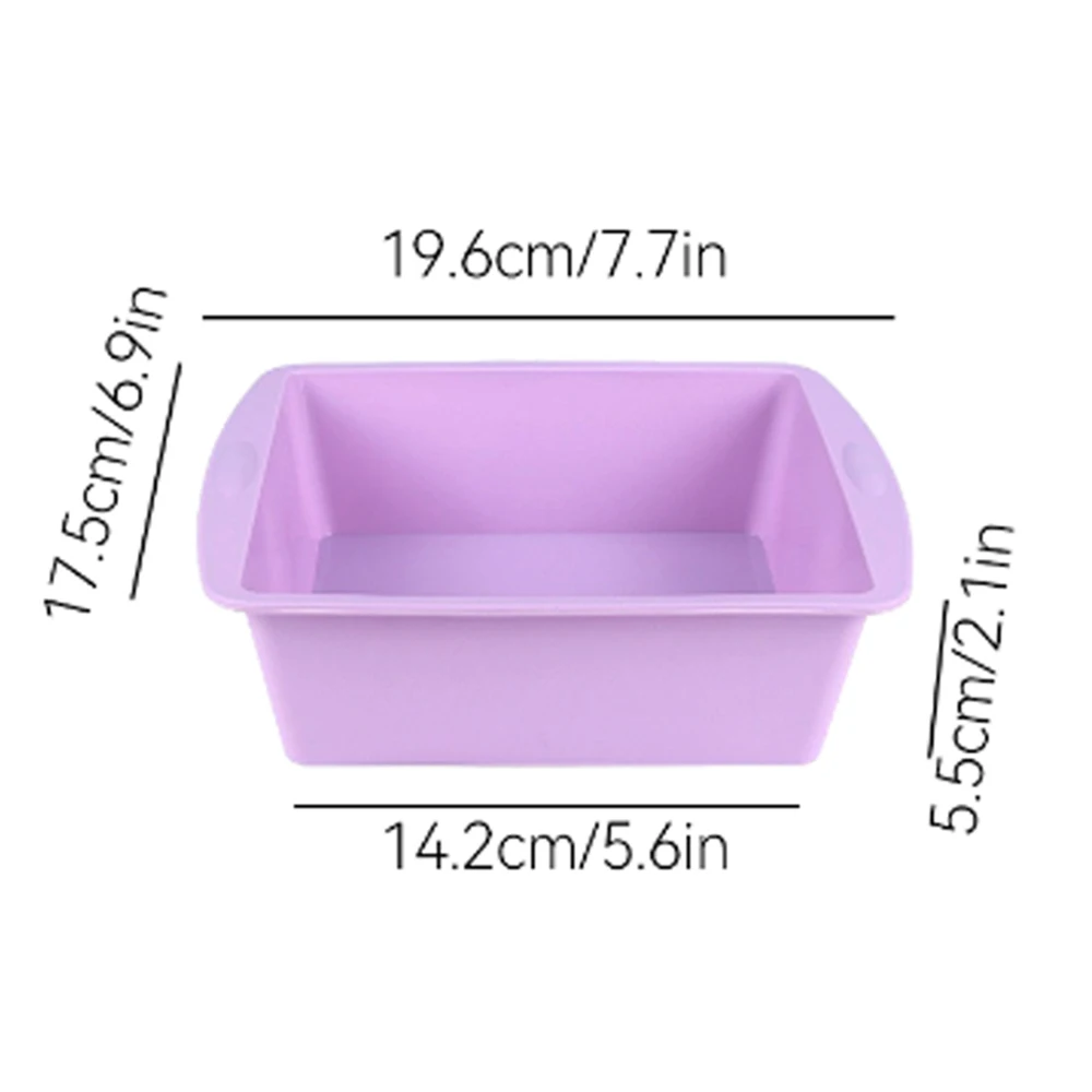 1/4Pcs Silicone Square Cake Mo - Kitchen Appliances Garage ulasan dan harga