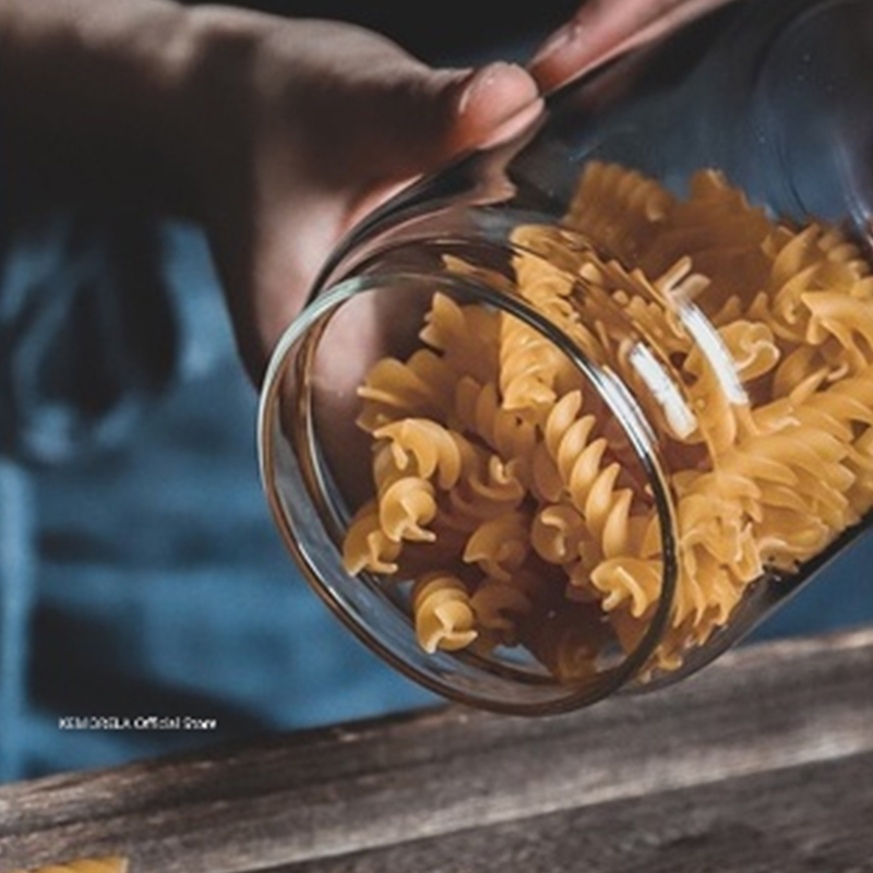 Wood Lid Glass Airtight Canist - Kitchen Appliances Manufacturers ulasan dan harga