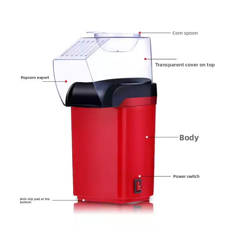 Oil-free air Corn machine,Pipo - Air Popcorn Maker ulasan dan harga
