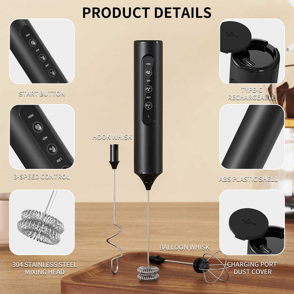3 in 1 Electric Handheld Milk  - Hand Mixer Electric ulasan dan harga