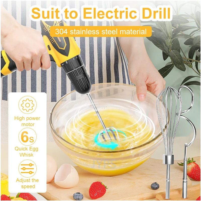 Stainless Steel Egg Beater Whi - Hand Mixer Electric ulasan dan harga