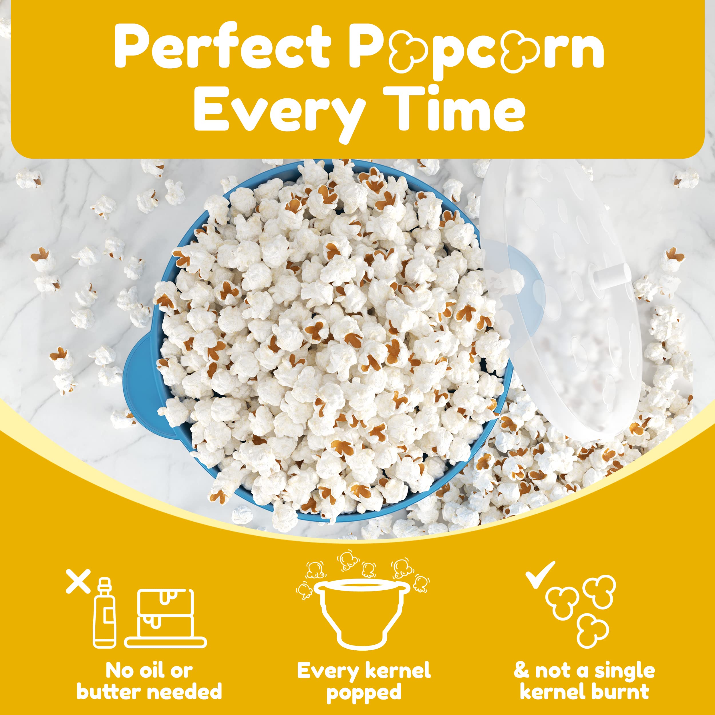 Microwave Silicone Popcorn Pop - Air Popcorn Maker ulasan dan harga