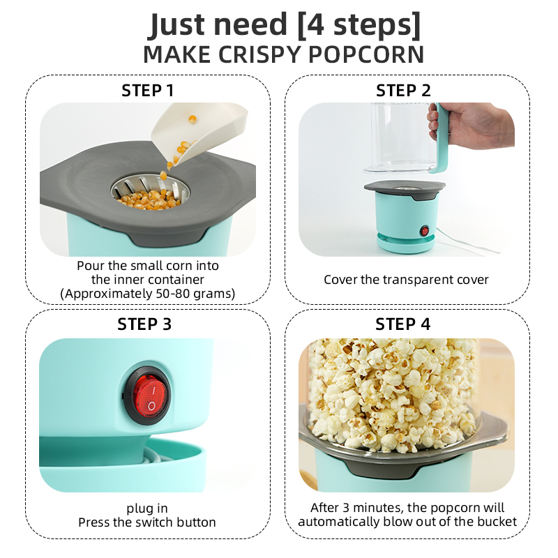 Popcorn Machine Household Heal - Air Popcorn Maker ulasan dan harga
