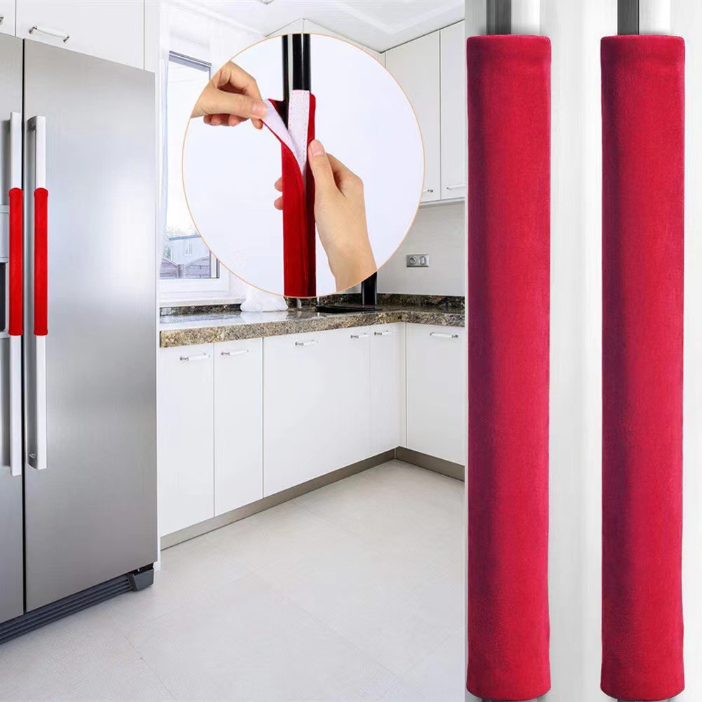 2Pcs/Set Refrigerator Door Han - Kitchen Appliances Red Knobs ulasan dan harga