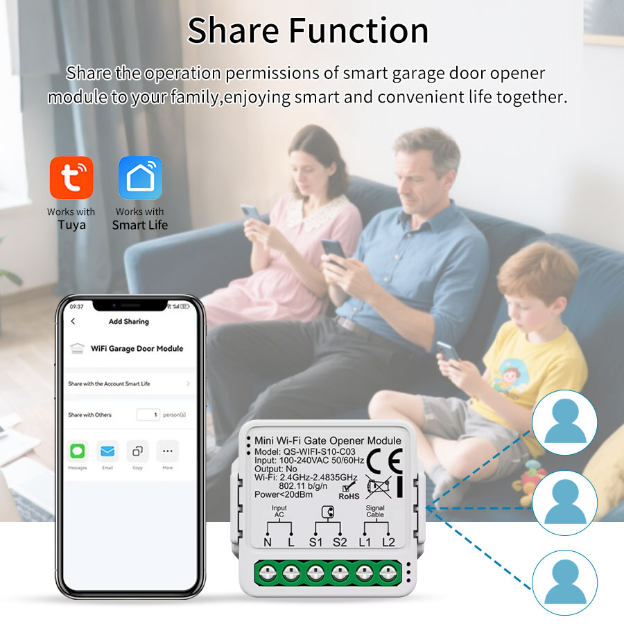 Tuya Smart WiFi or Zigbee Gara - Kitchen Appliances Garage ulasan dan harga