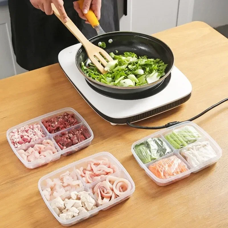 4 Grids Food Storage Box Porta - Kitchen Appliances Manufacturers ulasan dan harga