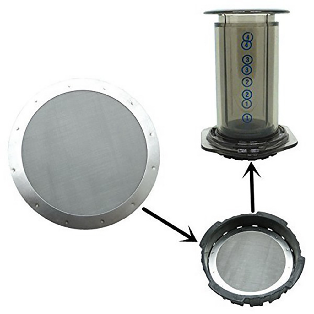2PCS/lot 61MM Coffee Metal Mes - Kitchen Appliances Garage ulasan dan harga