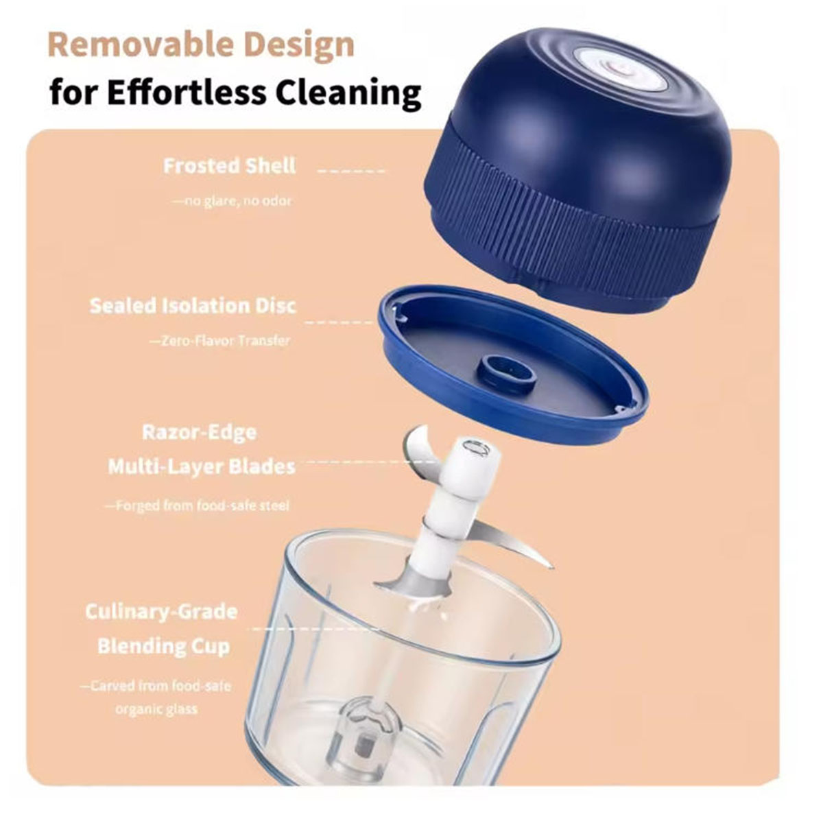 1PC Electric Garlic Chopper Mi - Kitchen Appliances Unit ulasan dan harga