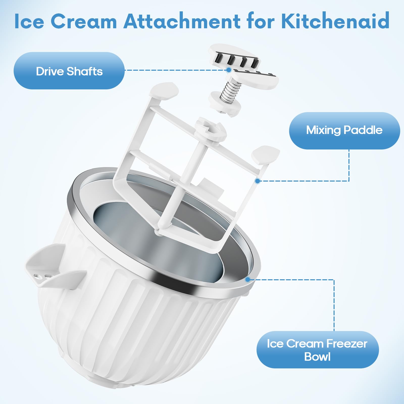 2 Quart Ice Cream Maker Attach - Kitchen Appliances Manufacturers ulasan dan harga