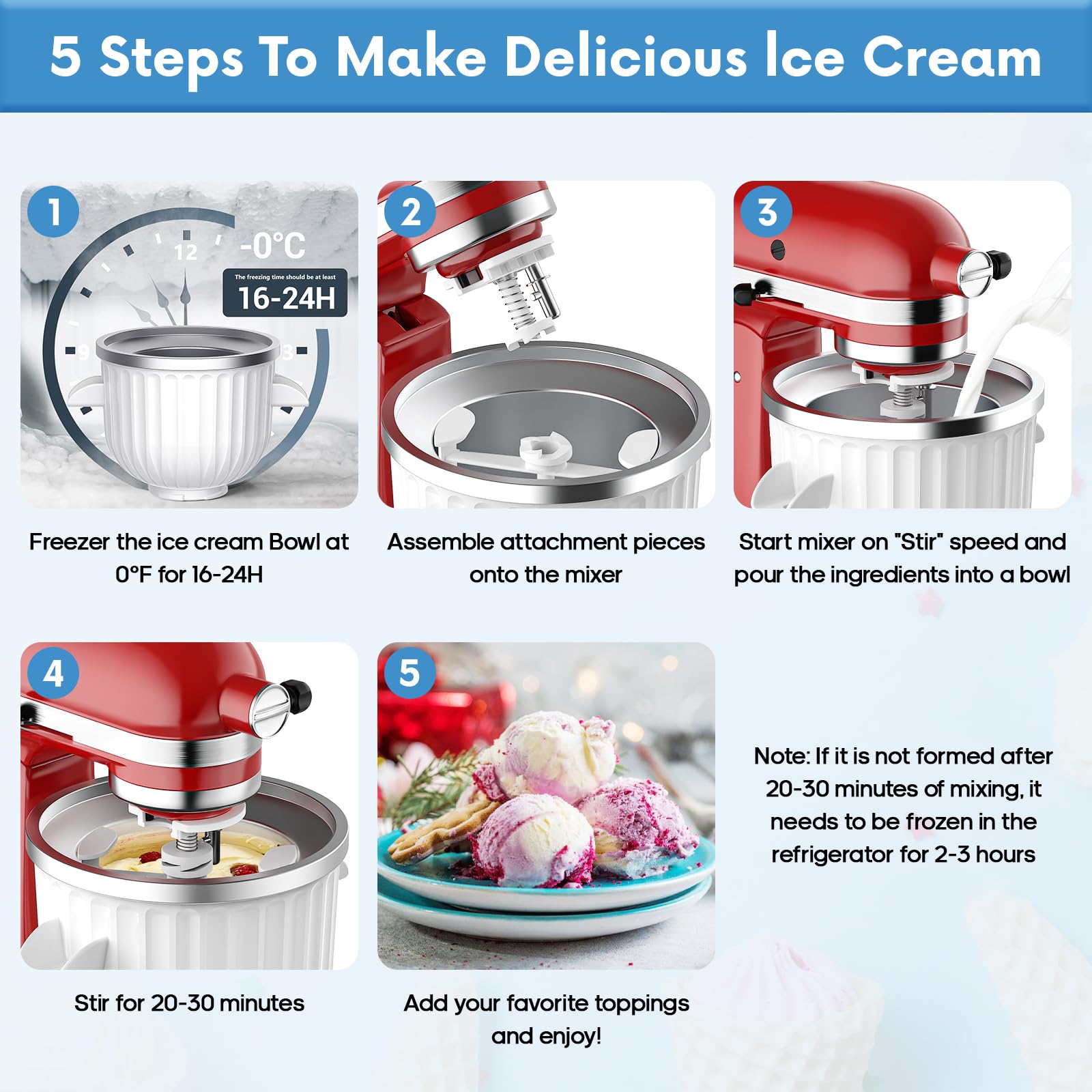 2 Quart Ice Cream Maker Attach - Kitchen Appliances Manufacturers ulasan dan harga