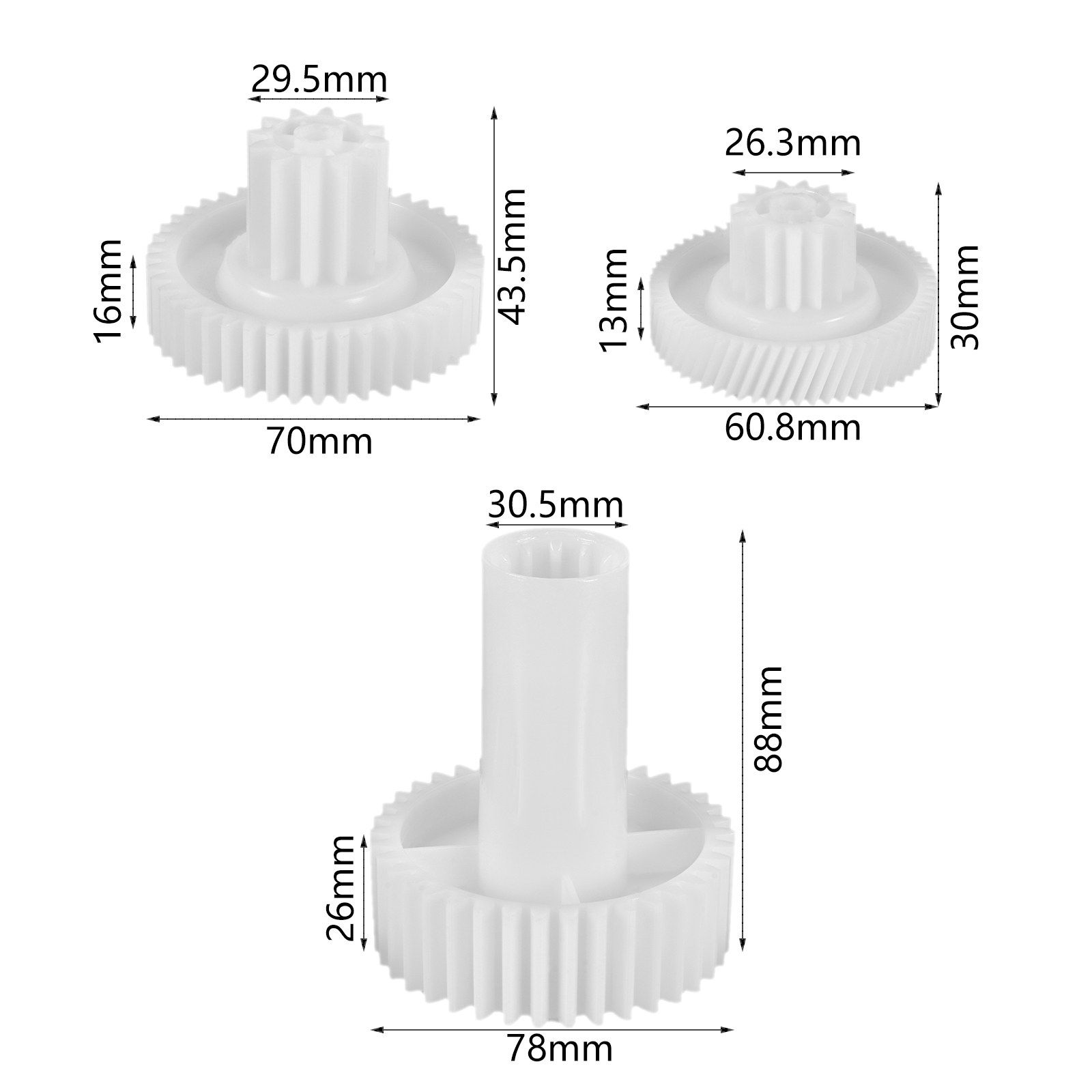 3pcs/1set Meat Grinder Gear PO - Kitchen Appliances Bosch ulasan dan harga