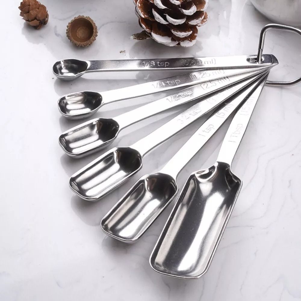 6Pcs Stainless Steel Measuring - Kitchen Appliances Manufacturers ulasan dan harga